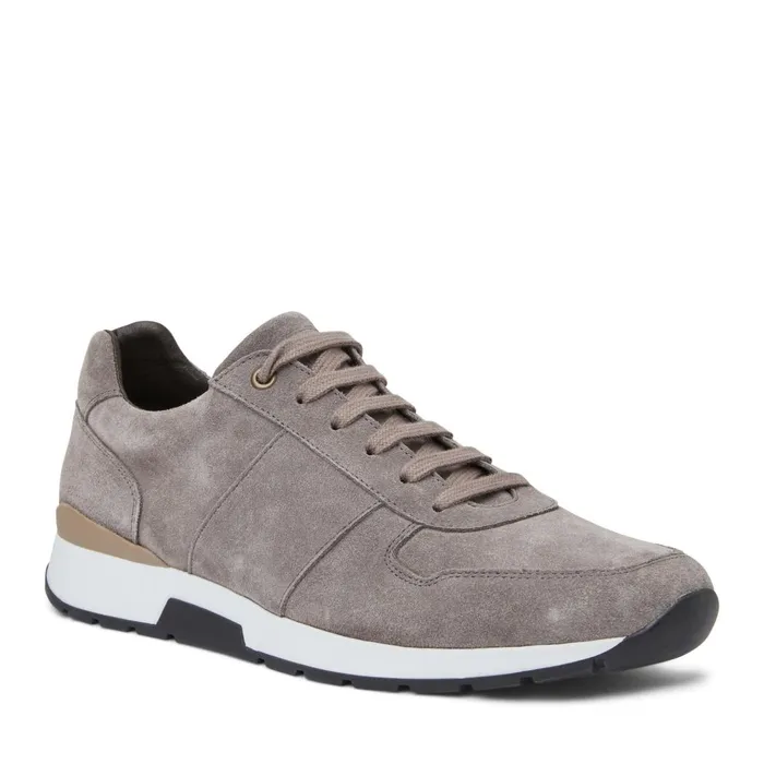 Brian Classic Sneaker Grey Suede Men Bruno Magli M BY BRUNO MAGLI