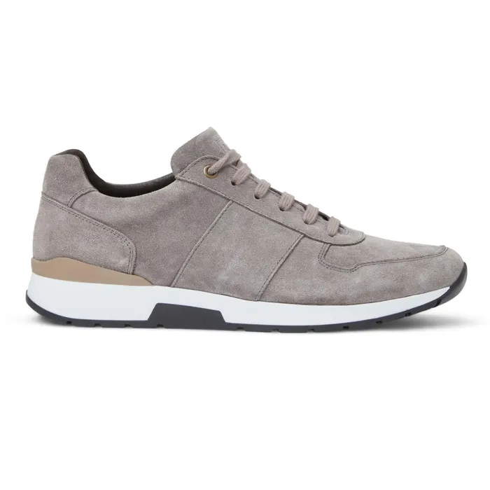 Brian Classic Sneaker Grey Suede Men Bruno Magli M BY BRUNO MAGLI Brian Classic Sneaker Grey Suede Men Bruno Magli M BY BRUNO MAGLI