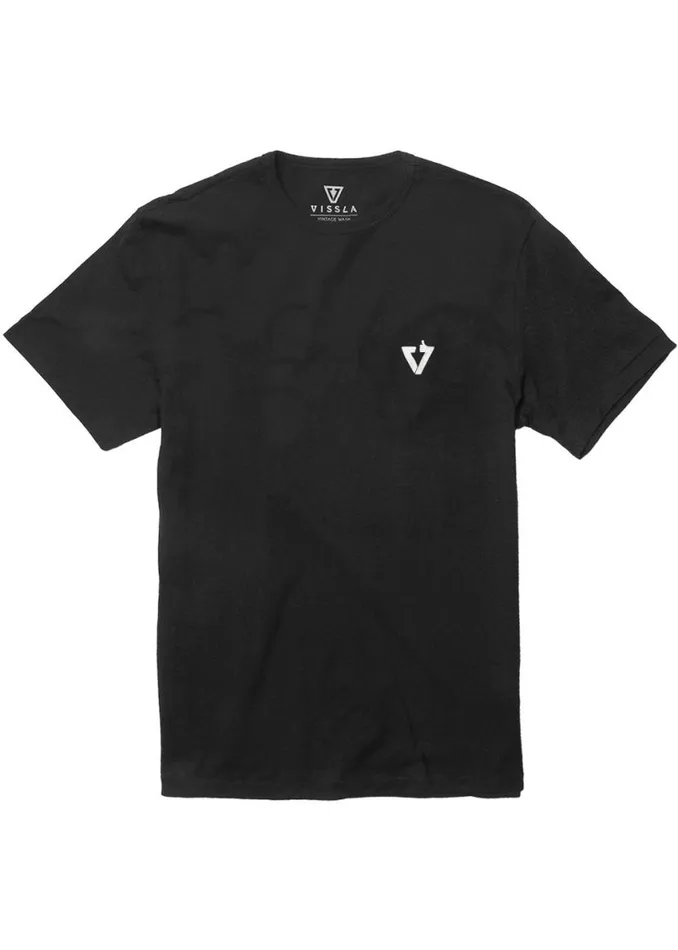 Brotherhood Organic Tee Phantom Men Vissla Tees