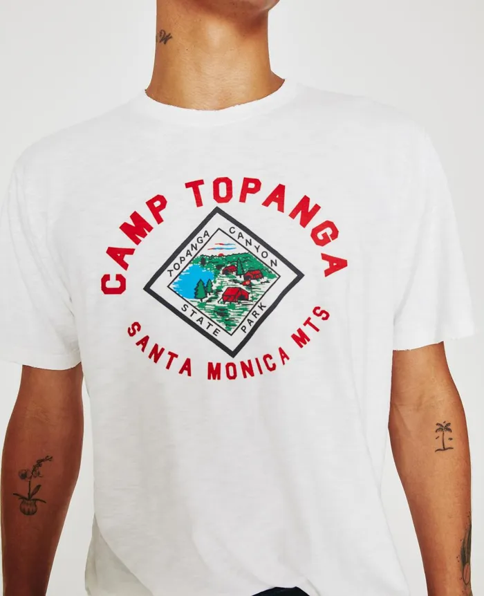 Bryce Crew Camp Topanga Exwhite Men AG Jeans Tees Bryce Crew Camp Topanga Exwhite Men AG Jeans Tees