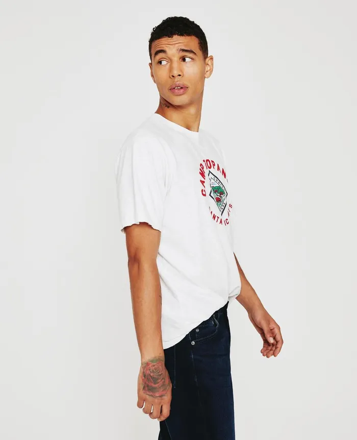 Bryce Crew Camp Topanga Exwhite Men AG Jeans Tees Bryce Crew Camp Topanga Exwhite Men AG Jeans Tees