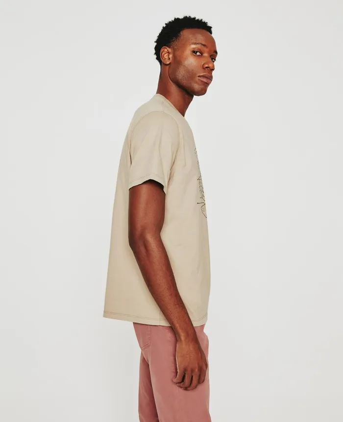 Bryce Crew Layer Dry Dust Men AG Jeans Tees