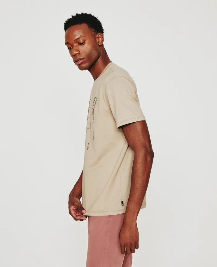 Bryce Crew Layer Dry Dust Men AG Jeans Tees