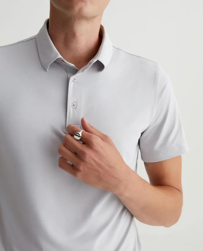 Bryce Polo Fade To Graye Men AG Jeans Polos Bryce Polo Fade To Graye Men AG Jeans Polos