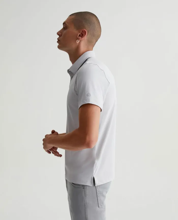 Bryce Polo Fade To Graye Men AG Jeans Polos Bryce Polo Fade To Graye Men AG Jeans Polos
