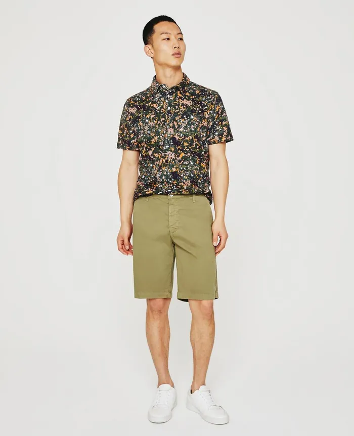 Bryce Polo Forest Leopard Men AG Jeans Polos Bryce Polo Forest Leopard Men AG Jeans Polos