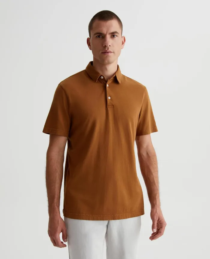 Bryce Polo Tree Bark Men AG Jeans Polos