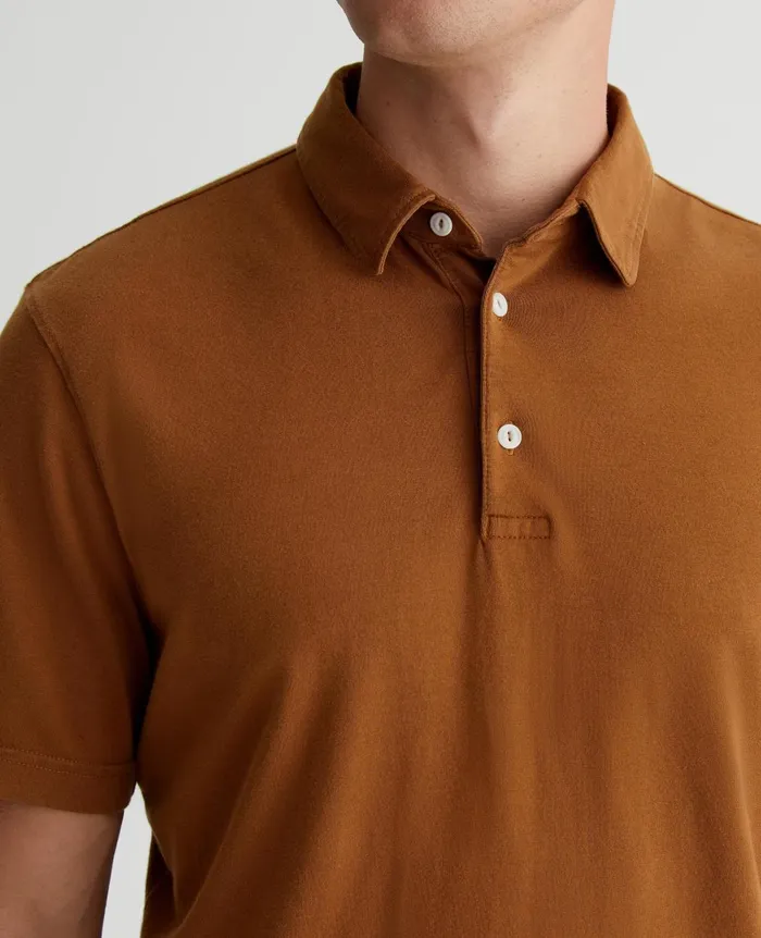 Bryce Polo Tree Bark Men AG Jeans Polos Bryce Polo Tree Bark Men AG Jeans Polos