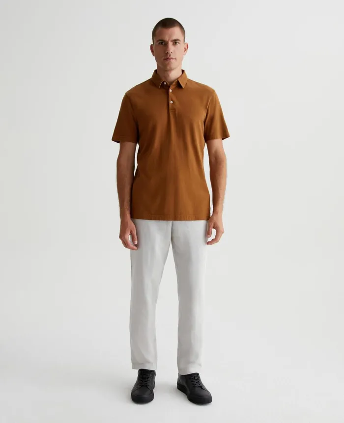 Bryce Polo Tree Bark Men AG Jeans Polos Bryce Polo Tree Bark Men AG Jeans Polos