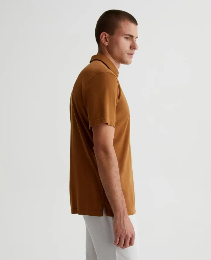 Bryce Polo Tree Bark Men AG Jeans Polos Bryce Polo Tree Bark Men AG Jeans Polos