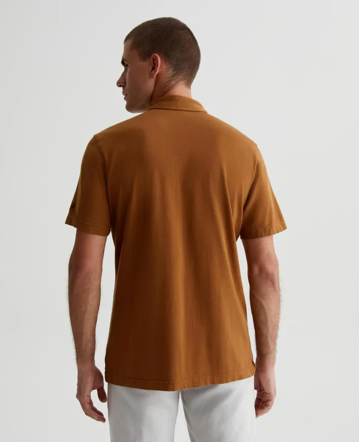 Bryce Polo Tree Bark Men AG Jeans Polos Bryce Polo Tree Bark Men AG Jeans Polos