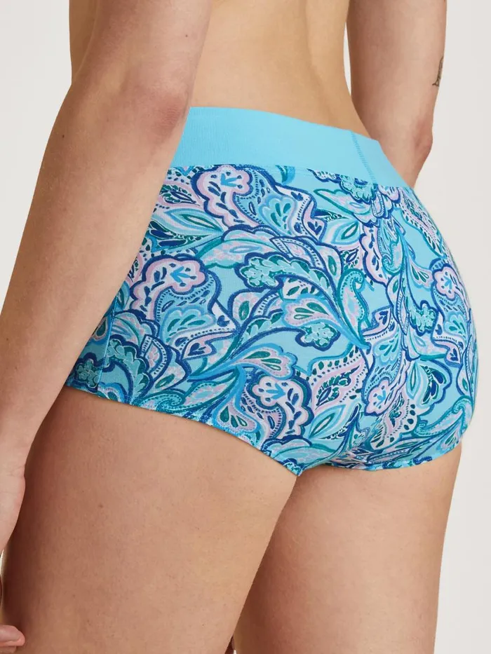 CALIDA Bottoms Women Shorty Regular Cut Blue Topaz