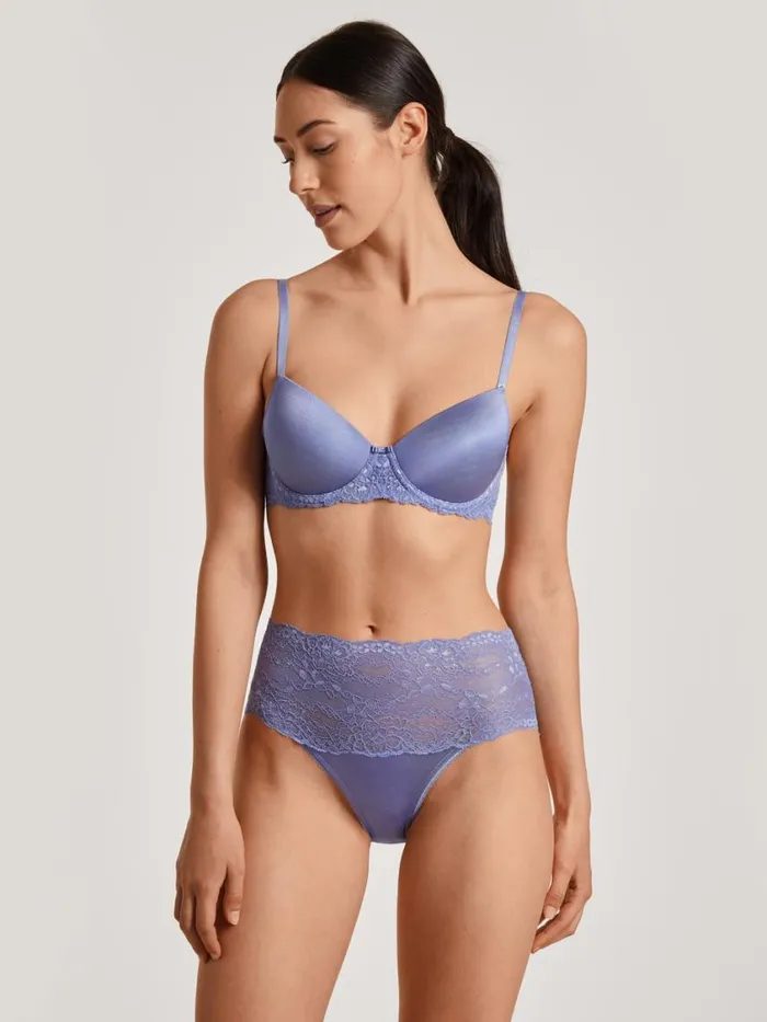 CALIDA Bras Women Underwired Tshirt Bra With Padding Provence Blue
