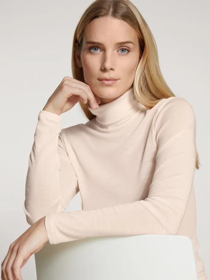 CALIDA Functional Underwear Women Shirt Long Sleeve Light Ivory
