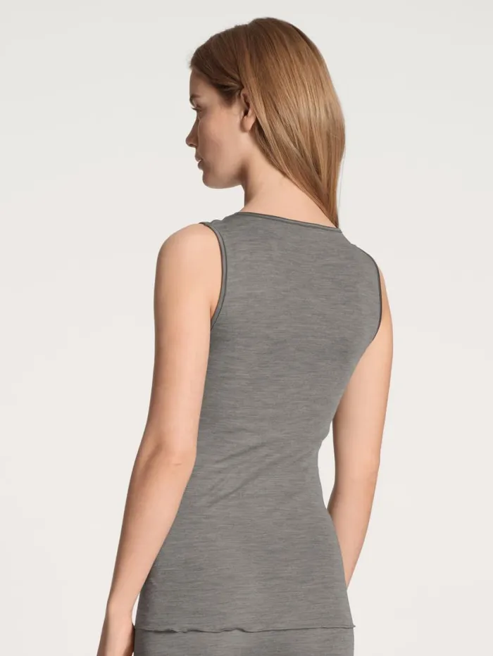CALIDA Functional Underwear Women Tank Top Platin Mel