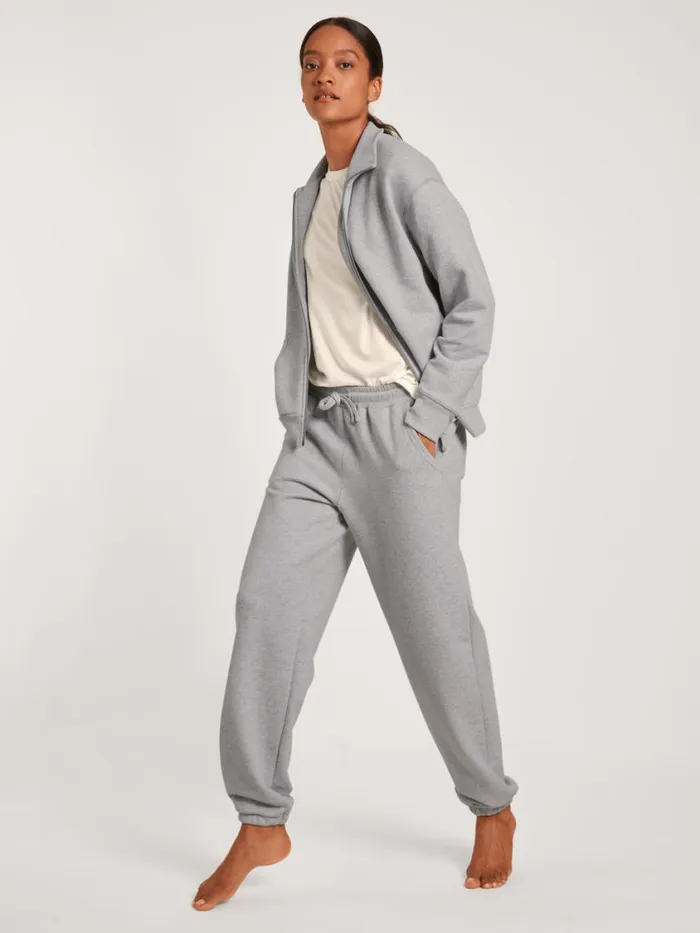 CALIDA Pants Women Pants With Cuffs Cradle To Cradle Certified Grey Melange