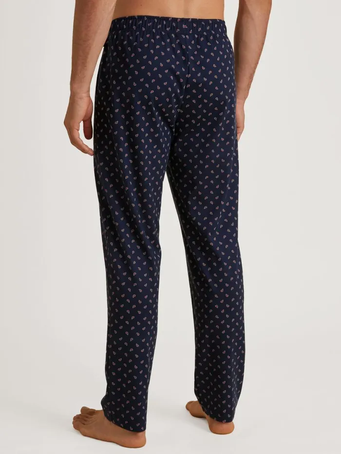 CALIDA Pyjama Pants Men Long Pants With Side Pockets Dark Sapphire