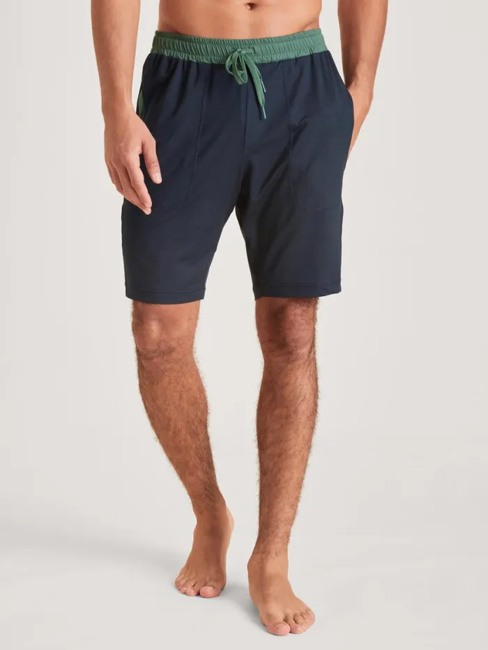 CALIDA Pyjama Pants Men Shorts Dark Sapphire