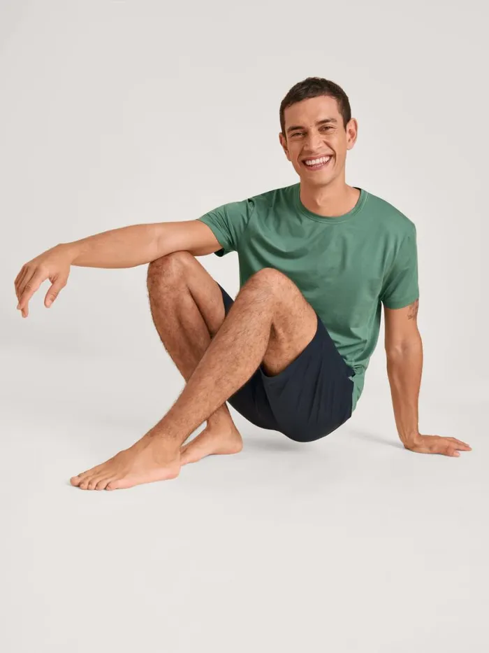 CALIDA Pyjama Pants Men Shorts Dark Sapphire