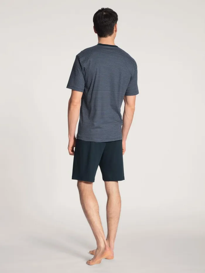 CALIDA Pyjamas Men Short Pyjama Dark Sapphire
