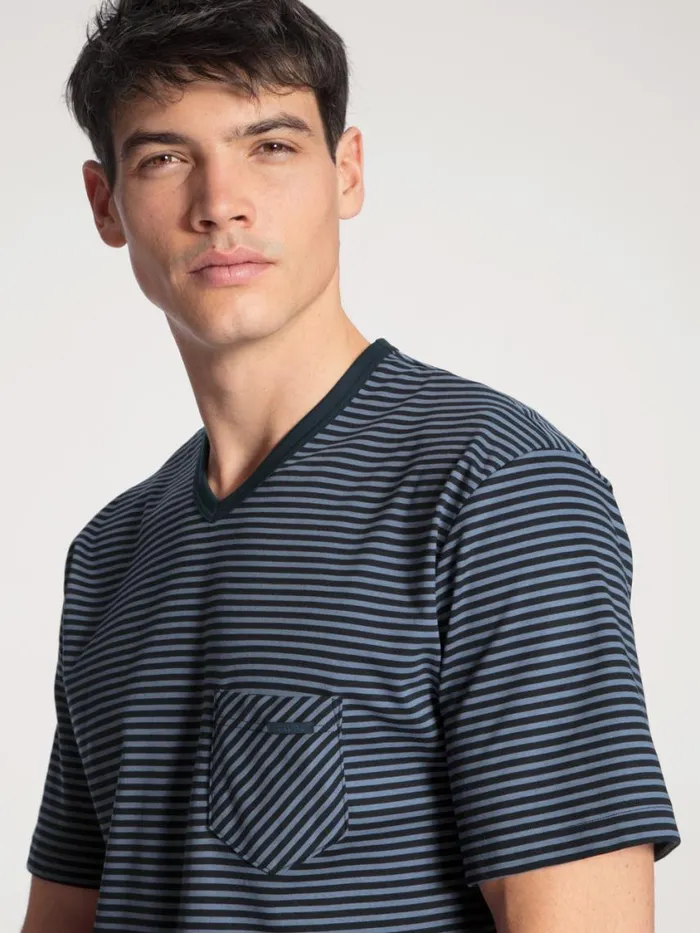 CALIDA Pyjamas Men Short Pyjama Dark Sapphire