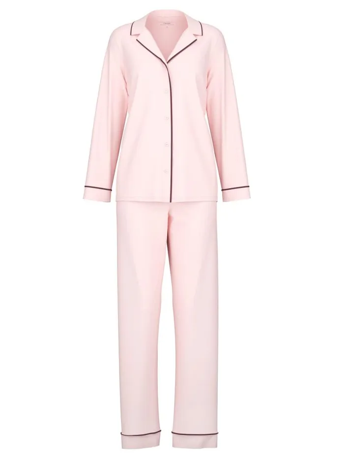 CALIDA Pyjamas Women Pyjama Buttoned Pearl Blush