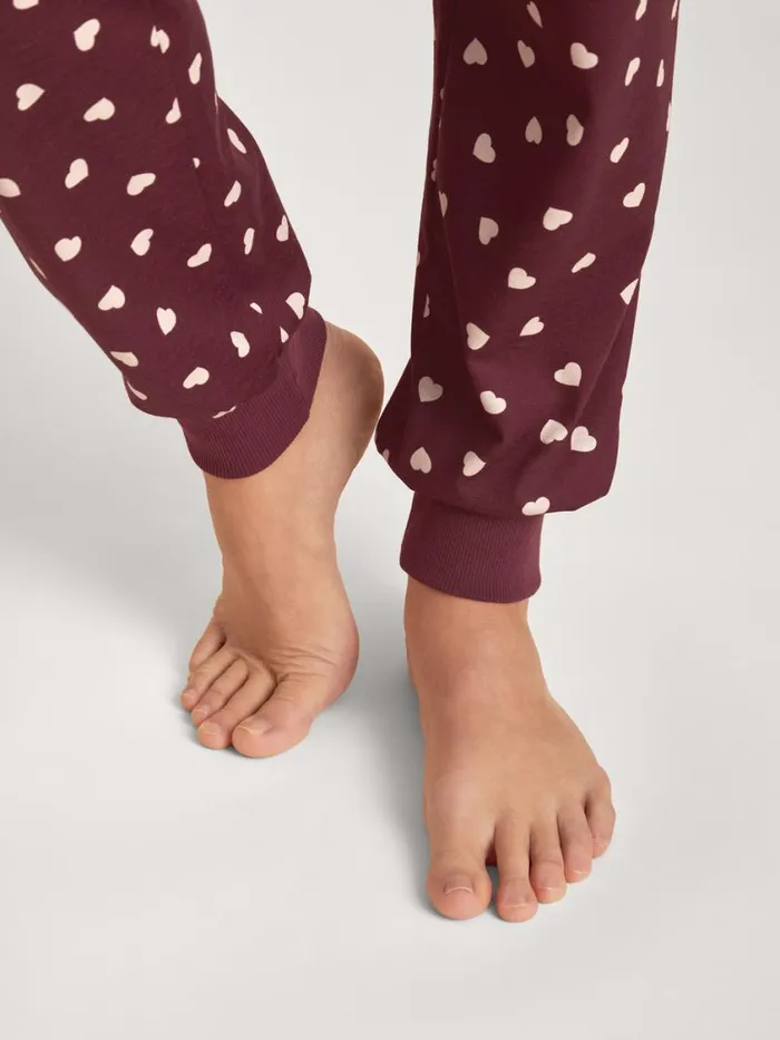 CALIDA Pyjamas Women Pyjama With Cuff English Red