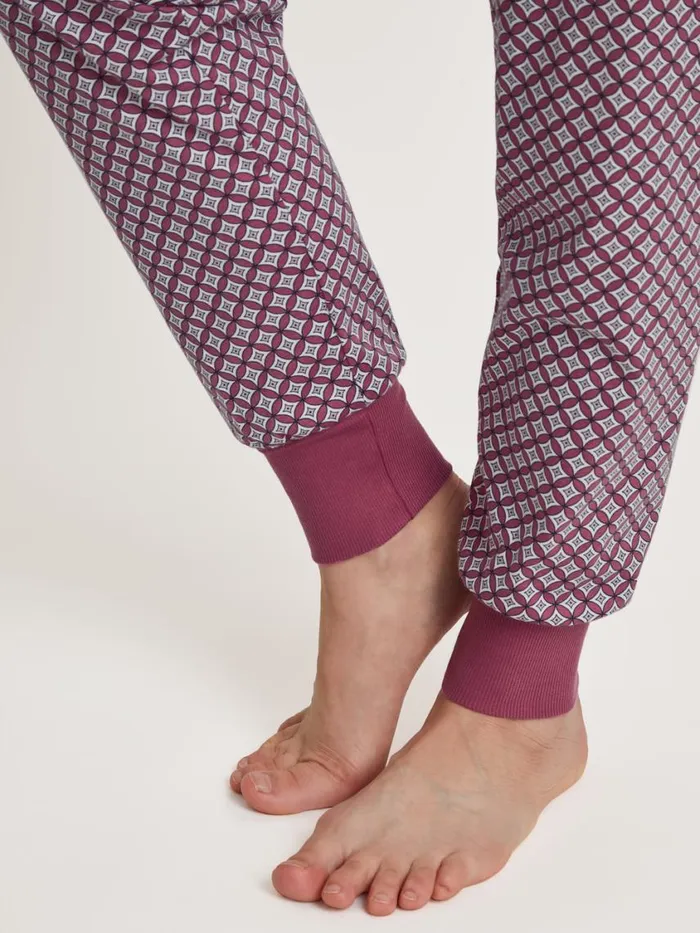 CALIDA Pyjamas Women Pyjama With Cuff Red Violet