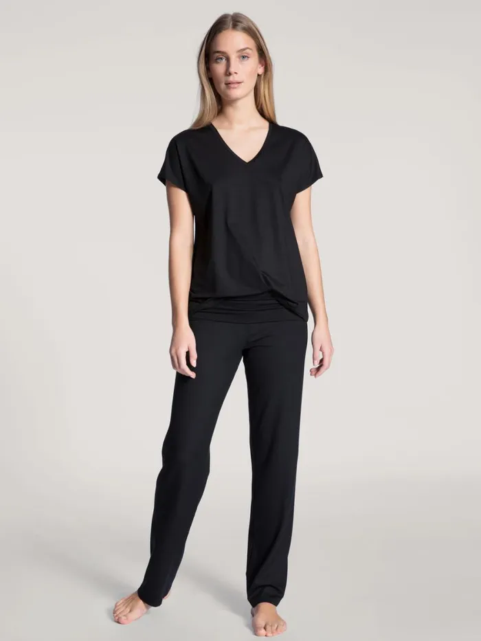 CALIDA Shirts Women Shirt Short Sleeve Schwarz