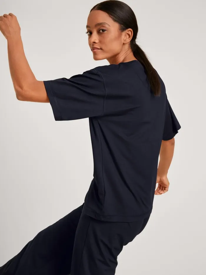 CALIDA Show All Women Shirt Short Sleeve Dark Lapis Blue