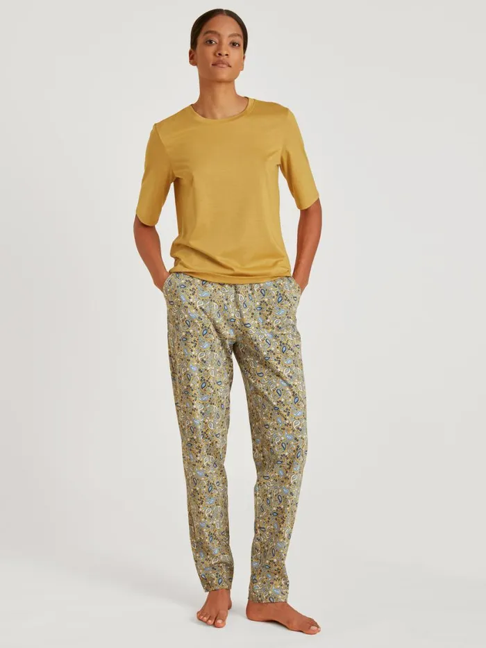 CALIDA Show All Women Shirt Short Sleeve Sautere Yellow