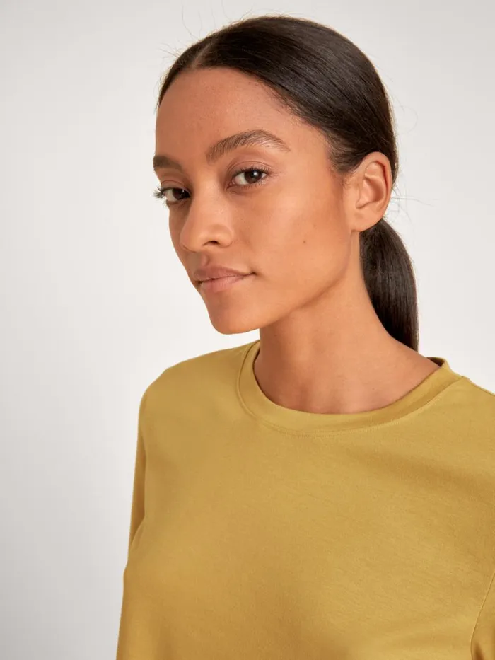 CALIDA Show All Women Shirt Short Sleeve Sautere Yellow