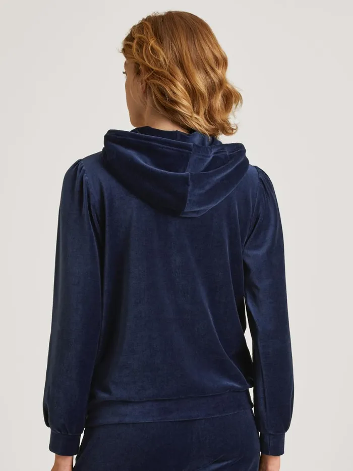 CALIDA Sweatshirts and Jackets Women Sweatshirt With Hood Dark Blue