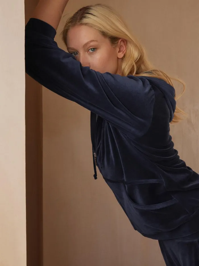 CALIDA Sweatshirts and Jackets Women Sweatshirt With Hood Dark Blue