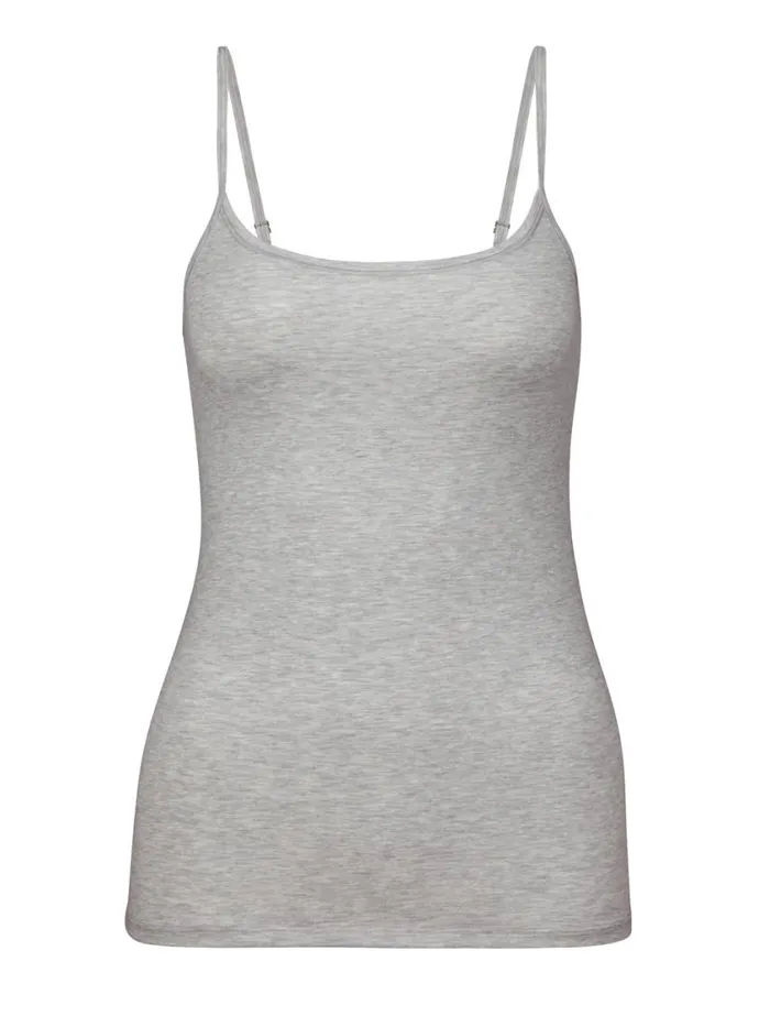 CALIDA Tops Women Spaghetti Top Grey Melange