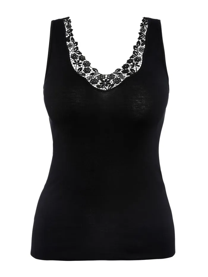 CALIDA Tops Women TankTop Schwarz