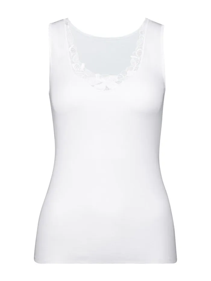 CALIDA Tops Women Tank Top Weiss