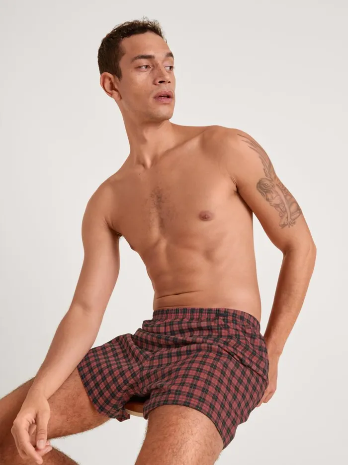 CALIDA Underpants Men Boxer Shorts Mineral Red
