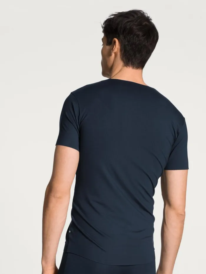 CALIDA Undershirts Men Vshirt Dark Sapphire