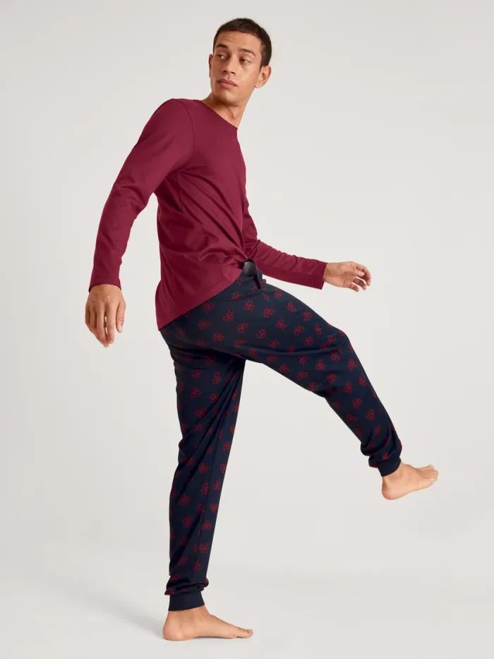 CALIDA Warming Nightwear Men Pants Dark Sapphire