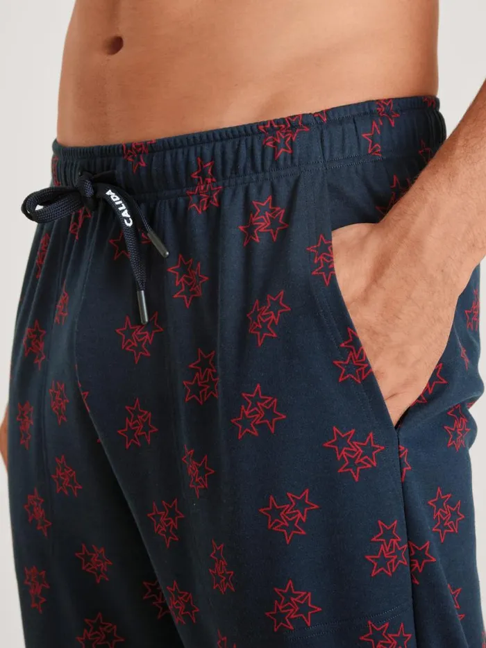 CALIDA Warming Nightwear Men Pants Dark Sapphire