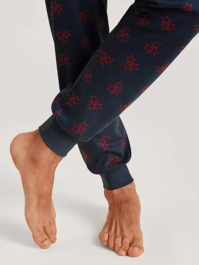 CALIDA Warming Nightwear Men Pants Dark Sapphire