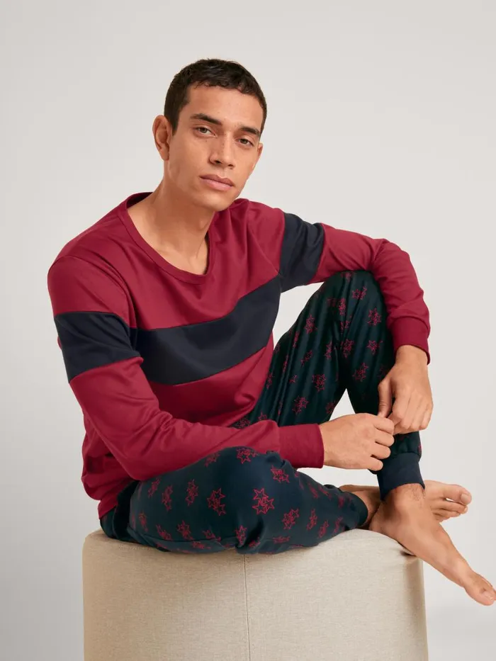 CALIDA Warming Nightwear Men Pants Dark Sapphire
