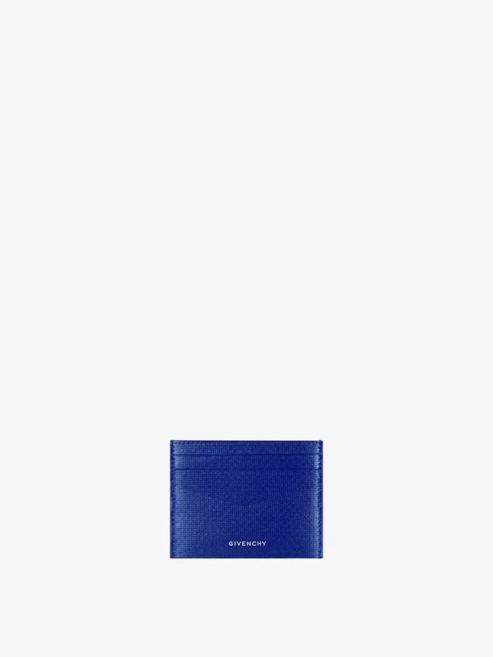 Card Holder In Classic 4g Leather Saphir Blue Men Givenchy Wallets and Card Holders Card Holder In Classic 4g Leather Saphir Blue Men Givenchy Wallets and Card Holders