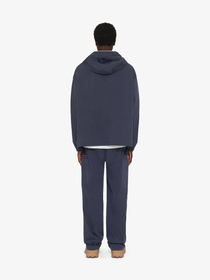 Cargo Pants In Ozone Washed Poplin Medium Blue Men Givenchy Pants and Shorts