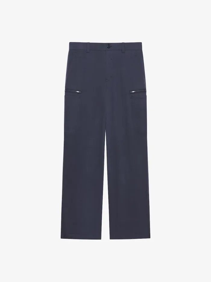 Cargo Pants In Ozone Washed Poplin Medium Blue Men Givenchy Pants and Shorts