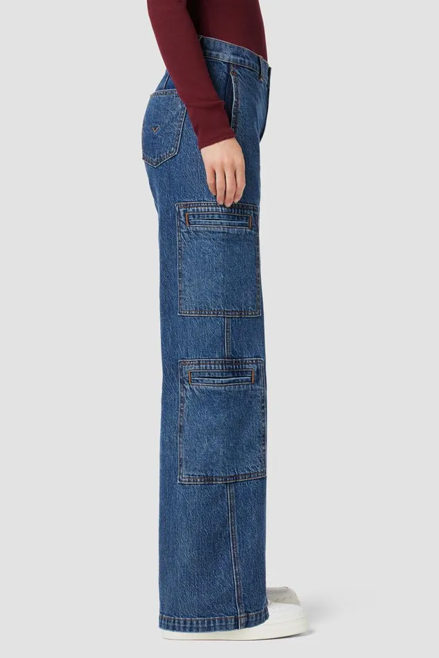 Cargo Women Hudson Jeans HighRise Welt Pocket Cargo Petite Pant Wonderland Cargo Women Hudson Jeans HighRise Welt Pocket Cargo Petite Pant Wonderland