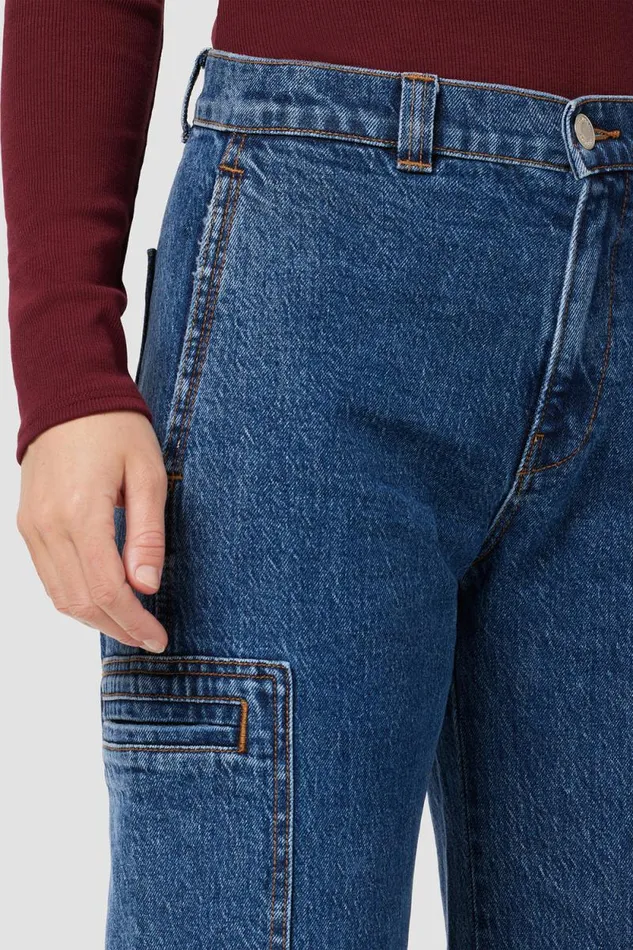 Cargo Women Hudson Jeans HighRise Welt Pocket Cargo Petite Pant Wonderland Cargo Women Hudson Jeans HighRise Welt Pocket Cargo Petite Pant Wonderland