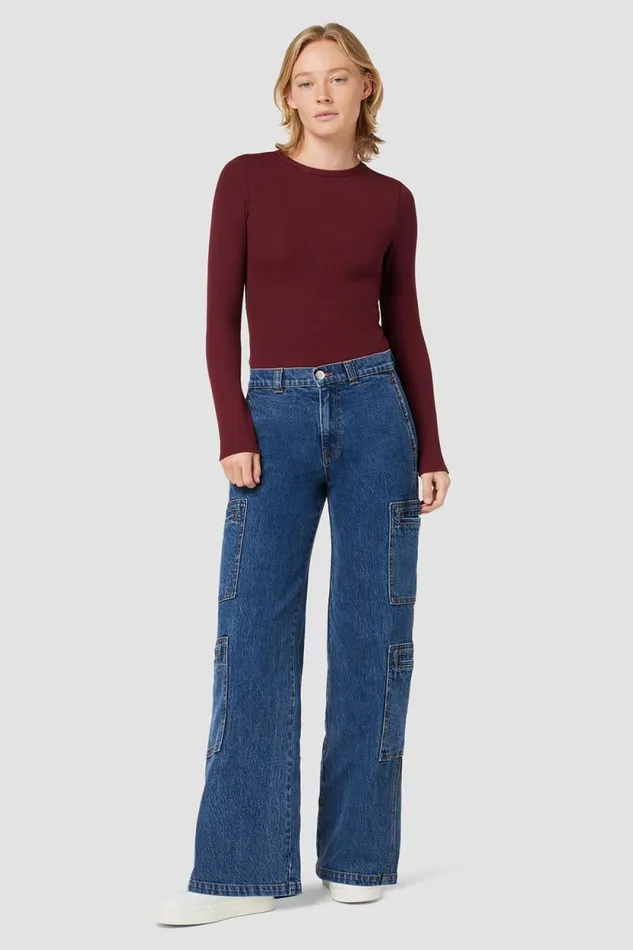 Cargo Women Hudson Jeans HighRise Welt Pocket Cargo Petite Pant Wonderland Cargo Women Hudson Jeans HighRise Welt Pocket Cargo Petite Pant Wonderland
