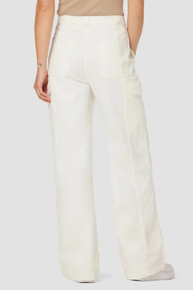 Cargo Women Hudson Jeans HighRise Wide Leg Cargo White Cargo Women Hudson Jeans HighRise Wide Leg Cargo White